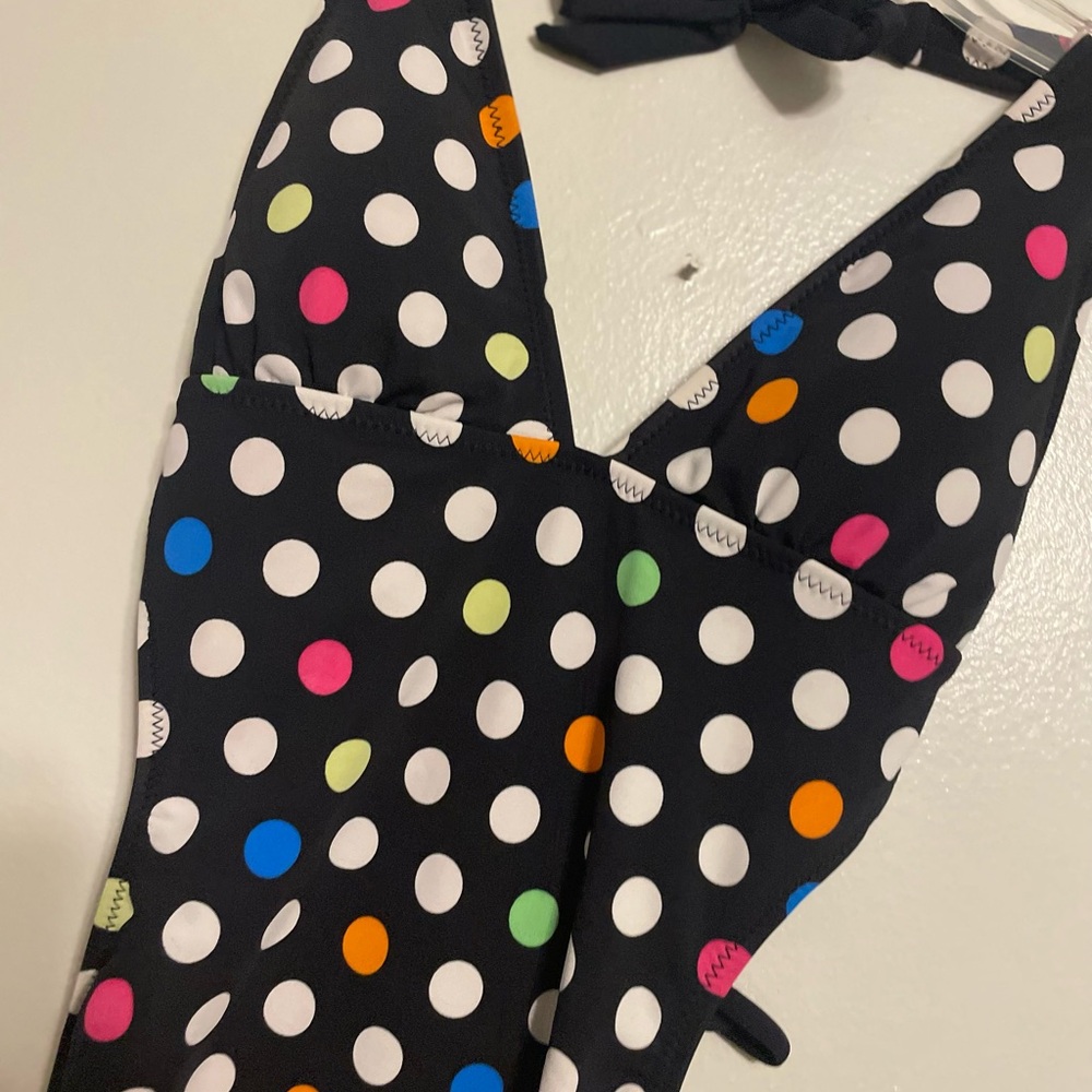 Aero Polkadot Monokini One-Piece Bathing Suit.